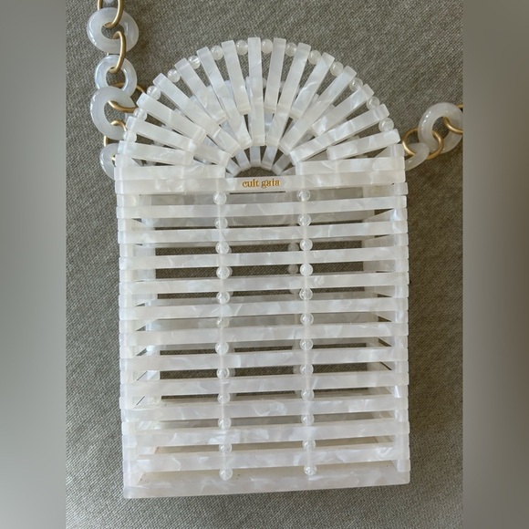 cult gaia Ark Phone Crossbody in Pearl - Picture 2 of 4